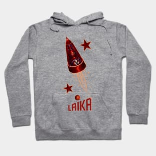 Laika super Hero Space Rocket Dog Hoodie